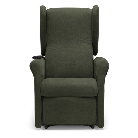Poltrona elettrica relax 2 motori Pisa Design Bergere con Kit Optional Batteria