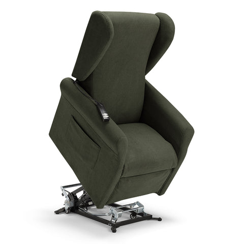 Poltrona elettrica relax 2 motori Pisa Design Bergere con Kit Optional Batteria