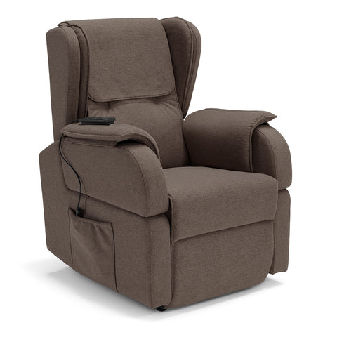 Poltrona elettrica relax 2 motori Berlino con Roller System, Kit Optional Batteria e Kit Optional Tavolino