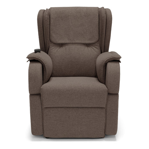 Poltrona elettrica relax 2 motori Berlino con Roller System, Kit Optional Batteria e Kit Optional Tavolino