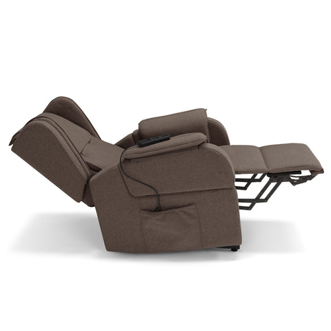 Poltrona elettrica relax 2 motori Berlino con Roller System, Kit Optional Batteria e Kit Optional Tavolino