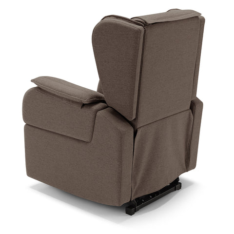 Poltrona elettrica relax 2 motori Berlino con Roller System, Kit Optional Batteria e Kit Optional Tavolino