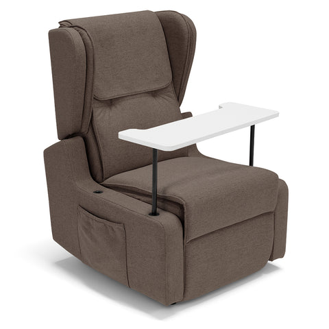 Poltrona elettrica relax 2 motori Berlino con Roller System, Kit Optional Batteria e Kit Optional Tavolino