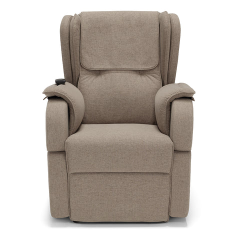 Poltrona elettrica relax 2 motori Berlino con Roller System, Kit Optional Batteria e Kit Optional Tavolino