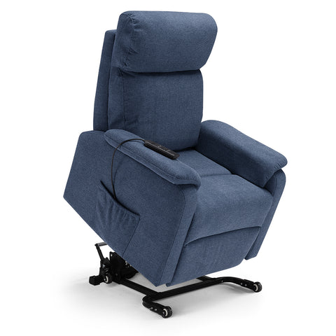 Poltrona elettrica relax 2 motori Denver con Kit Optional Roller System e Batteria