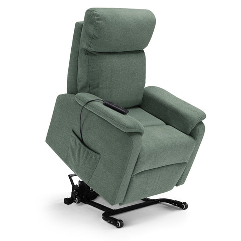 Poltrona elettrica relax 2 motori Denver con Kit Optional Roller System e Batteria