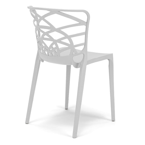 Sedia in polipropilene Armonia impilabile Design moderno da Interno/Esterno
