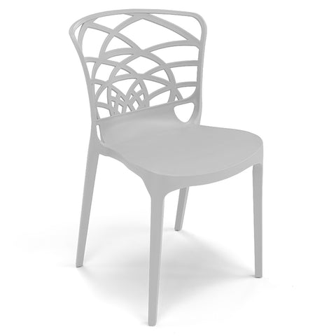Sedia in polipropilene Armonia impilabile Design moderno da Interno/Esterno