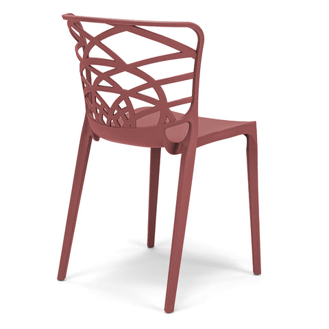 Sedia in polipropilene Armonia impilabile Design moderno da Interno/Esterno