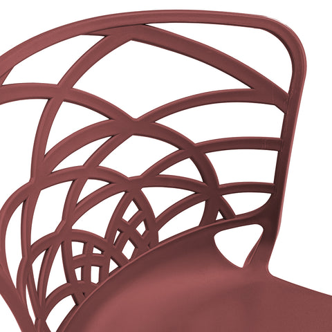 Sedia in polipropilene Armonia impilabile Design moderno da Interno/Esterno