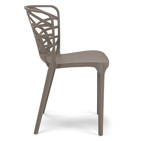 Sedia in polipropilene Armonia impilabile Design moderno da Interno/Esterno