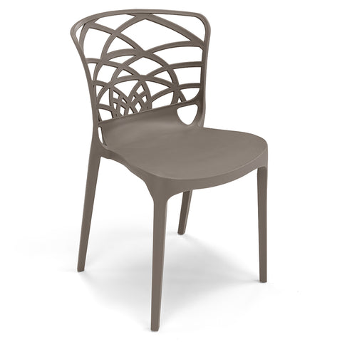 Sedia in polipropilene Armonia impilabile Design moderno da Interno/Esterno