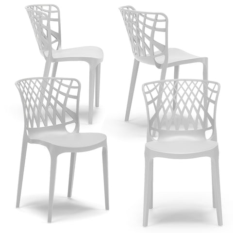 Sedia in polipropilene Arko impilabile Design moderno da Interno/Esterno