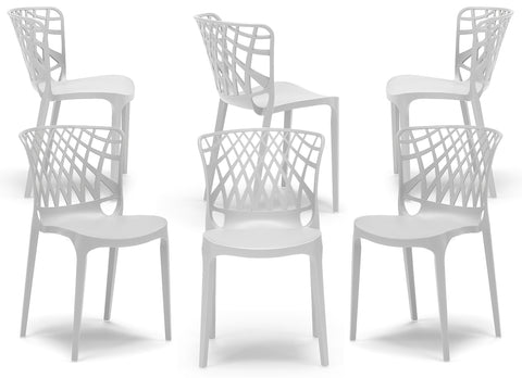 Sedia in polipropilene Arko impilabile Design moderno da Interno/Esterno