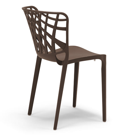 Sedia in polipropilene Arko impilabile Design moderno da Interno/Esterno
