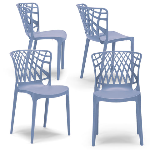 Sedia in polipropilene Arko impilabile Design moderno da Interno/Esterno