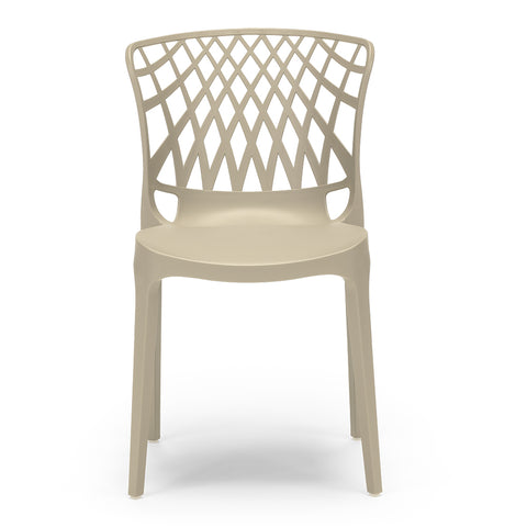 Sedia in polipropilene Arko impilabile Design moderno da Interno/Esterno