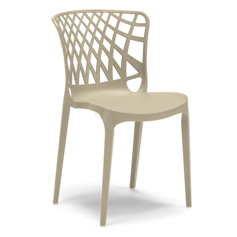 Sedia in polipropilene Arko impilabile Design moderno da Interno/Esterno