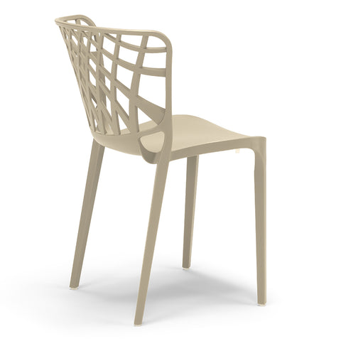 Sedia in polipropilene Arko impilabile Design moderno da Interno/Esterno
