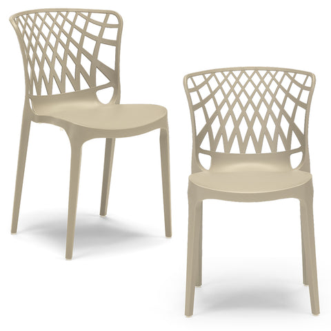 Sedia in polipropilene Arko impilabile Design moderno da Interno/Esterno