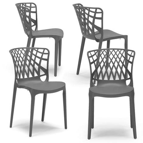 Sedia in polipropilene Arko impilabile Design moderno da Interno/Esterno
