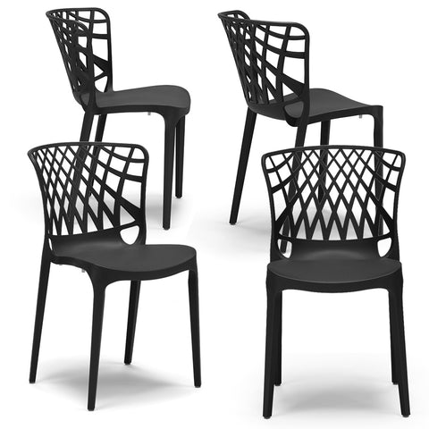 Sedia in polipropilene Arko impilabile Design moderno da Interno/Esterno