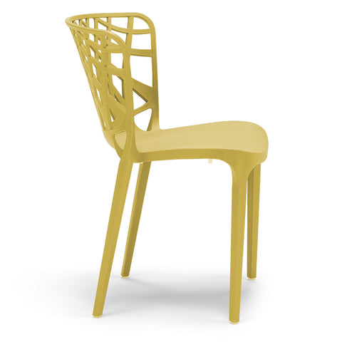 Sedia in polipropilene Arko impilabile Design moderno da Interno/Esterno