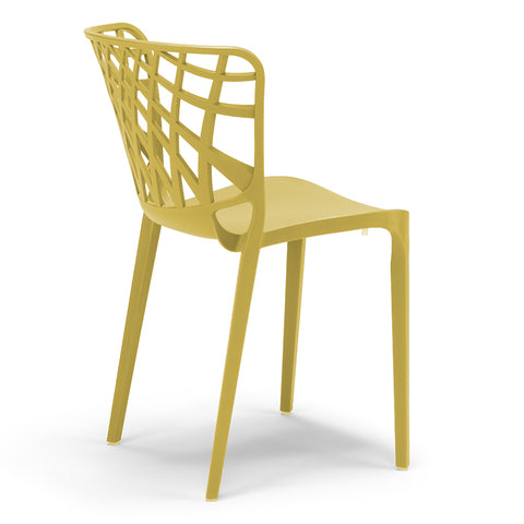 Sedia in polipropilene Arko impilabile Design moderno da Interno/Esterno