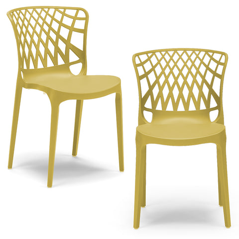 Sedia in polipropilene Arko impilabile Design moderno da Interno/Esterno