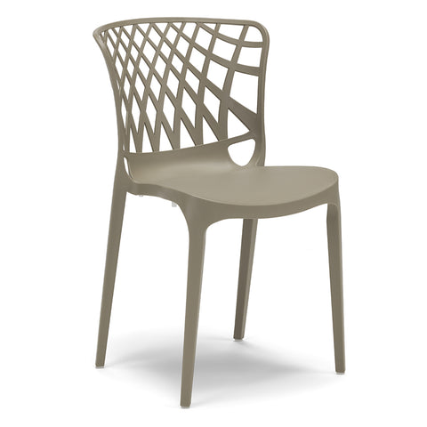 Sedia in polipropilene Arko impilabile Design moderno da Interno/Esterno