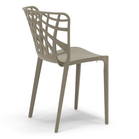 Sedia in polipropilene Arko impilabile Design moderno da Interno/Esterno
