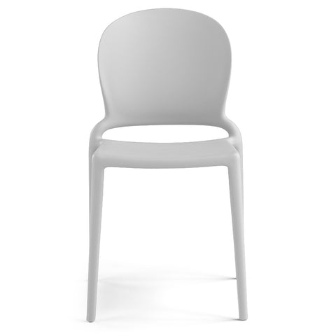 Sedia in polipropilene Jasmine impilabile Design moderno da Interno/Esterno