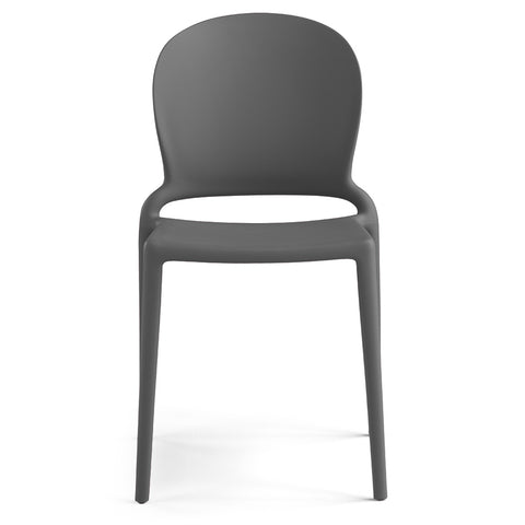 Sedia in polipropilene Jasmine impilabile Design moderno da Interno/Esterno