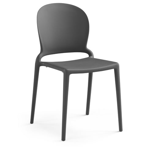 Sedia in polipropilene Jasmine impilabile Design moderno da Interno/Esterno