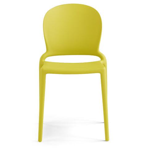 Sedia in polipropilene Jasmine impilabile Design moderno da Interno/Esterno