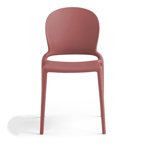 Sedia in polipropilene Jasmine impilabile Design moderno da Interno/Esterno