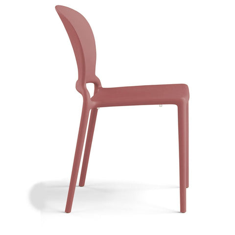 Sedia in polipropilene Jasmine impilabile Design moderno da Interno/Esterno