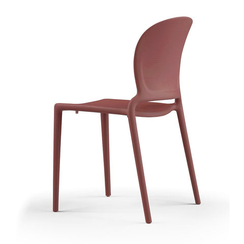 Sedia in polipropilene Jasmine impilabile Design moderno da Interno/Esterno