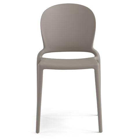 Sedia in polipropilene Jasmine impilabile Design moderno da Interno/Esterno