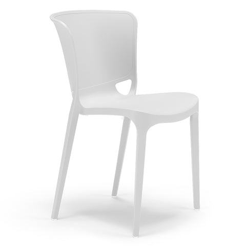 Sedia in polipropilene Jumbo impilabile Design moderno da Interno/Esterno
