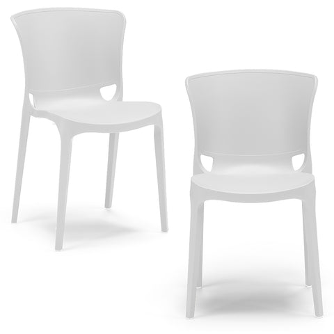 Sedia in polipropilene Jumbo impilabile Design moderno da Interno/Esterno