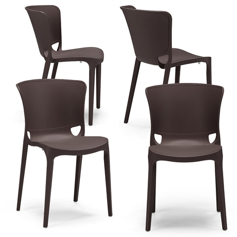 Sedia in polipropilene Jumbo impilabile Design moderno da Interno/Esterno