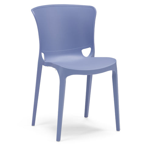 Sedia in polipropilene Jumbo impilabile Design moderno da Interno/Esterno