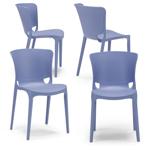 Sedia in polipropilene Jumbo impilabile Design moderno da Interno/Esterno