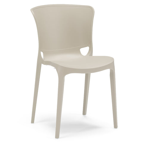 Sedia in polipropilene Jumbo impilabile Design moderno da Interno/Esterno