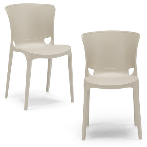 Sedia in polipropilene Jumbo impilabile Design moderno da Interno/Esterno