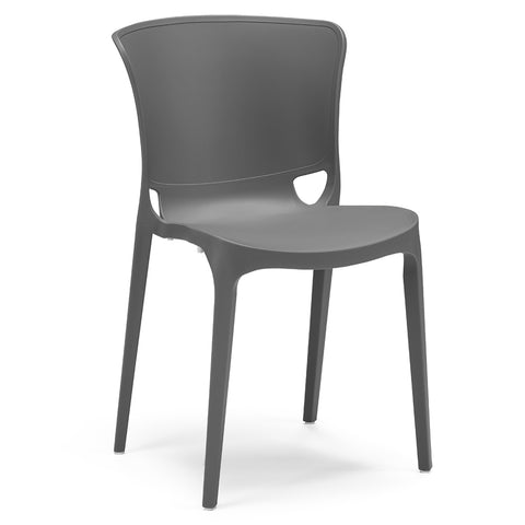Sedia in polipropilene Jumbo impilabile Design moderno da Interno/Esterno