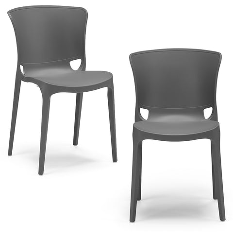 Sedia in polipropilene Jumbo impilabile Design moderno da Interno/Esterno