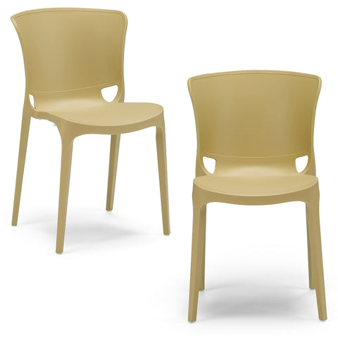 Sedia in polipropilene Jumbo impilabile Design moderno da Interno/Esterno
