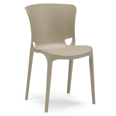 Sedia in polipropilene Jumbo impilabile Design moderno da Interno/Esterno